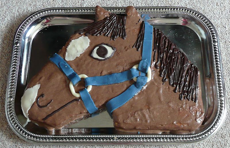 kůň dort